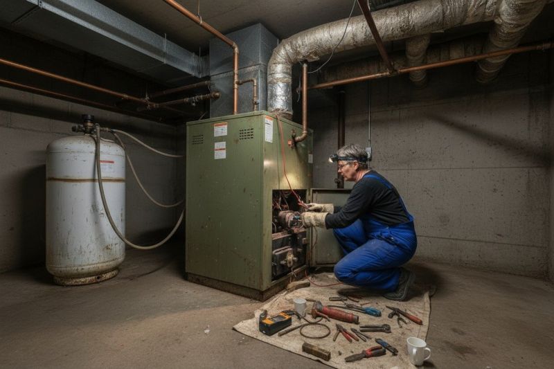Local Propane Water Heater Repair pros at work
